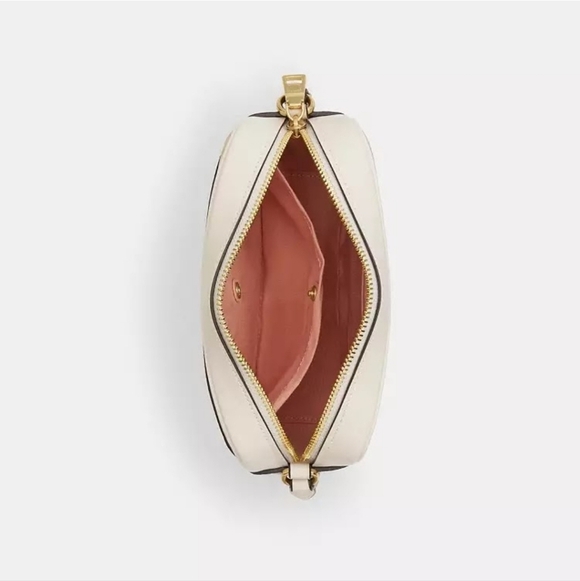 Coach Mini Jamie Cameea Crossbody Bag. Gold/Sand/multi - Picture 4 of 6